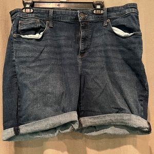 Jean midi Shorts